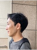 メンズカット/アップバング/ビジネスヘア/メンズヘア/ショート