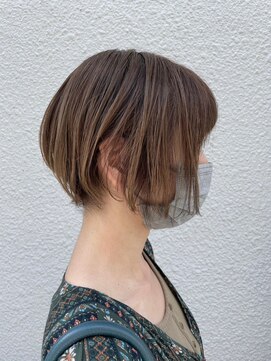 ヴァージ(Verge) レイヤーカット/ウェーブパーマ/前髪/こなれミディ[代官山駅]