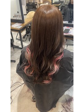 ステラ(stella) 縮毛矯正の後のブリーチでも大丈夫◎chisuzu