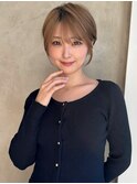みねスタイル♪ 前下がり ひし形 ショートボブ 30代 40代 50代