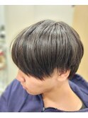 メンズストレートマッシュ