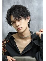 リップス 川崎(LIPPS) センターパート ツイストスパイ メンズウルフ