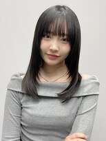 エトラ 渋谷店(etora) 小顔 前髪 レイヤーカット チェリーブラウン"