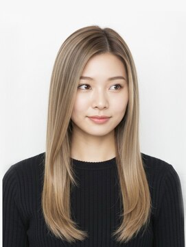 ソードリーフ ヘアーアンドスパ 鶴見店(swordlief hair&spa) 最高の艶髪ロングヘア&ハイトーンベージュ
