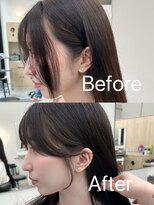 ユエン(uyen)&nbsp;【NANA】顔まわりカット/結んでも可愛い