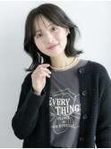 #48/イメチェン/ホワイトブロンド/外ハネボブ/ワイドバング/仙台