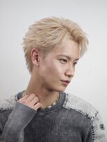 レグノバイグランツ 天神大名店(REGNO by GLANZ) フェザーショート/メンズカラー/ハイトーン/メンズブリーチ/眉毛