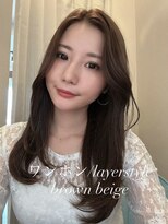 マーシュ 梅田(marshu)&nbsp;吉岡Style/大人レイヤー/ワンカール/ブラウンベージュ