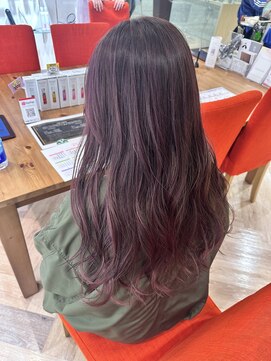 ファースト 東仙台店(first) カシスピンク・ハイライト・ロング