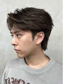 ニコ トウキョウ 渋谷(nico TOKYO) 刈り上げセンターパートテーパーフェードカットニュアンスパーマ