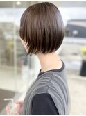 顔まわりレイヤー　ショートボブ