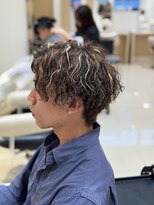 アッシュ 中目黒店(Ash)&nbsp;波巻きパーマ×ハイライト