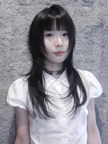 ブロック ジャポン(bloc japon)&nbsp;ウルフレイヤー ロングウルフ ハッシュカット くびれヘア/奈良