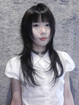 ブロック ジャポン(bloc japon) ウルフレイヤー ロングウルフ ハッシュカット くびれヘア/奈良