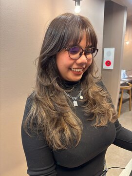 外人風レイヤー、レイヤーカット【PiNo井上】