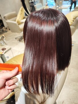 髪質改善ストレート 担当寺尾