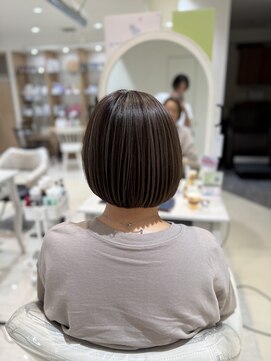 クレア 上大岡(CREA) 白髪ぼかしハイライト縮毛矯正ダブルカラー髪質改善30代40代50代