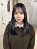 【挟間指名】髪質改善ナチュラルストレート+カット+TR ￥24200