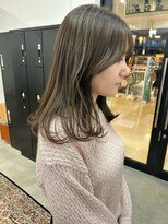 リンダ(LINDA)&nbsp;グレージュ/くすみカラー/秋冬カラー[札幌美容室LINDA]