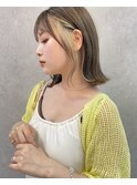 ミディアムレイヤーカット/似合わせカット/大人ガーリー/20代
