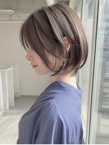 トーン 上大岡(tone.) ショートボブ”レイヤーボブ*髪質改善*透け感ベージュ