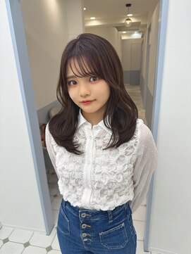 リルミー ミュエナ 大須 矢場町(Lilme myuena) 着物ヘア/ダークアッシュ/ミディアムレイヤーカット/名古屋