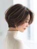 おしゃれ染めのような白髪染め/カット+白髪ぼかしハイライト￥26400→￥18700