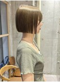 【RENA】ボブ_オリーブベージュ