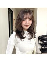 ニコ シモノセキ(NIKO Shimonoseki)&nbsp;【NIKO】くびれレイヤー・ブリーチなしダブルカラー・グレ－ジュ