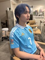 ビーハイブ ドットエー 本町広瀬通店(BEHIVE.A) 【sakuya】2ブリーチでSAMURAI BLUE