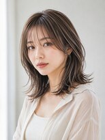 ネオリーブソラ 相模大野店(Neolive sola) ミルクブラウン/ナチュラルショート//ハイライト/30代/相模大野
