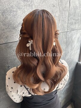 ラビットモア ヘアセット ナゴヤ(RABBIT more hair set NAGOYA) ハーフツイン