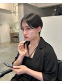 【ミニマムショート】大人抜け感と小顔魅せストレート