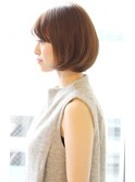 丸みが可愛いサラッとボブ【外苑前・青山・表参道】