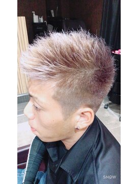 ヘアーサロン アモル(HAIR SALON Amor) #スモーキーパープル #メンズカット #下関
