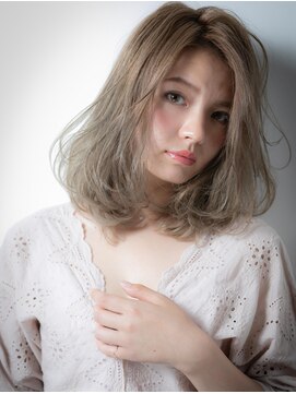 カバーヘア イヴ 戸頭店(COVER HAIR EVE) ココアブラウンゆるふわ抜け感ヘア外ハネボブx戸頭20代30代40代