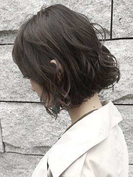 ガーデントウキョウ(GARDEN Tokyo) 【GARDEN川谷】20代30代大人可愛い小顔ボブパーマ×グレージュ