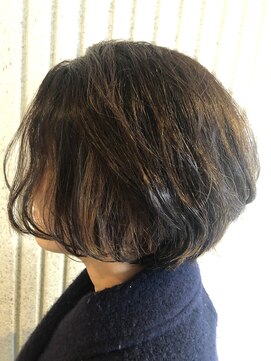 エイトタマプラ たまプラーザ店(EIGHT tamapla) 【EIGHTたまプラ】デザインカラー切りっぱなしボブ