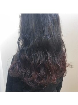 コロ(COLO) 【COLO 吉祥寺 都甲菜穂】バイオレットカラーグラデーション