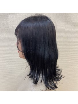 ステラ 川口東領家店(STELLA) ネイビーカラー×セミディ