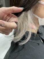 ジンジャー(GINGER) インナーカラー×グレー×ベージュ×髪質改善