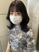 ボタン ハカタ(VOTAN hakata)&nbsp;【YU_KA】ぱっつん前髪×チョコレートヘア/博多福岡