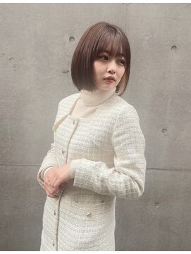 レスピア 銀座(Respia) インナーカラー×小顔ボブ【銀座/有楽町】30代40代50代