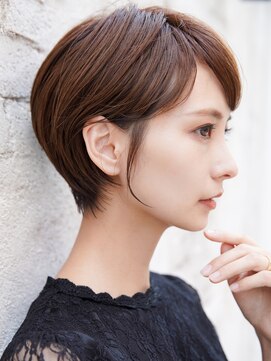 カライングドゥ(ing deux) ショートカット×ひし形ショートボブ×前髪あり20代30代40代 s03