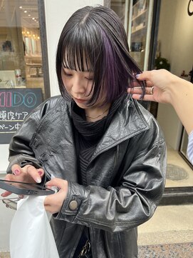 ヒカリスナカザキアンド(HIKARIS nakazaki &) アンブレラカラーにパープル