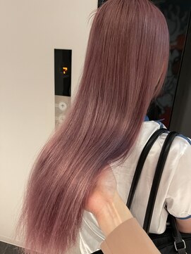 天神美容室 『福岡美容室/ayana』ケアブリーチで作る艶ハイトーン！