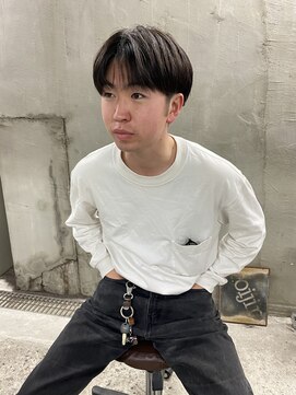 ロイジー(roijir) メンズショート×センターパート