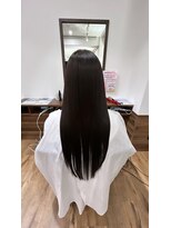 ハピネス クローバー 八木店(Happiness CLOVER) 髪質改善カラー ブルーブラック 艶髪 ロングレイヤー