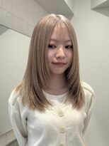 ラフ 立川(Laff)&nbsp;立川/ハイトーンカラー/ミルクティーベージュ/顔周りレイヤー