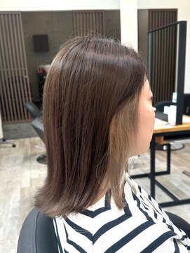 アトリエコア(Atelier Coa) ミルクティーベージュダブルカラーケアブリーチインナーカラー